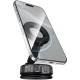 Автотримач Borofone BH140 Gloria Vacuum Suction Magnetic (center console) Black / Metal gray