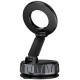 Автотримач Borofone BH140 Gloria Vacuum Suction Magnetic (center console) Black / Metal gray