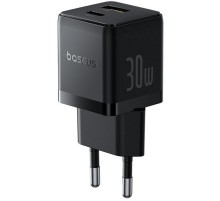 МЗП Baseus Palm Fast Charger 30W (1USB-A/1C) (P1011160A) Cluster Black