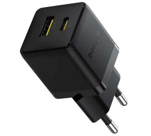 МЗП Baseus Palm Fast Charger 30W (1USB-A/1C) (P1011160A) Cluster Black