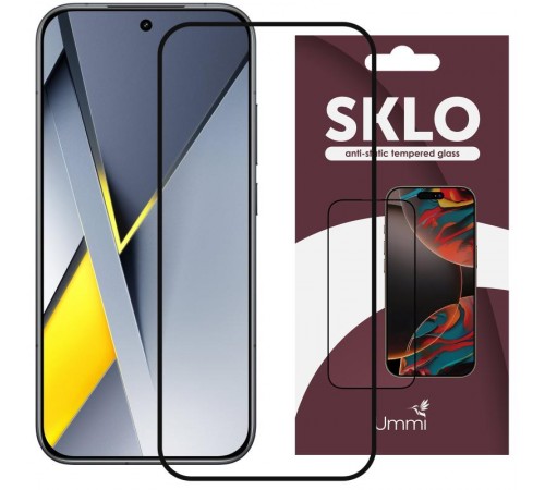 Захисне скло SKLO 3D для Xiaomi Redmi 15C (Global) / A7 Pro / Poco C85 (Global) Чорний