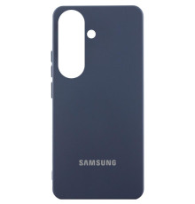 Чохол Silicone Cover Lakshmi (AAA) with Logo для Samsung Galaxy S26 Темно-синій / Midnight blue