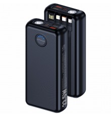 Портативний ЗП Power Bank Amaya F239L 22.5W flashlight with cable 20000 mAh Black