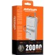 Портативний ЗП Power Bank Amaya APB-F231 45W with display and cable 20000 mAh Silver