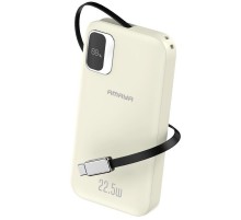 Портативний ЗП Power Bank Amaya F131 22.5W with display and cable 10000 mAh Biege