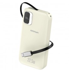 Портативний ЗП Power Bank Amaya F131 22.5W with display and cable 10000 mAh Biege