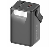 Портативний ЗП Power Bank Amaya APB-80 22.5W flashlight with cable 80000 mAh Black