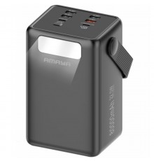Портативний ЗП Power Bank Amaya APB-80 22.5W flashlight with cable 80000 mAh Black