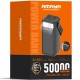 Портативний ЗП Power Bank Amaya APB-50 22.5W flashlight with cable 50000 mAh Black