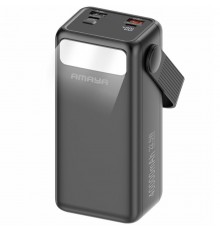 Портативний ЗП Power Bank Amaya APB-40 22.5W flashlight with cable 40000 mAh Black