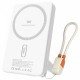 Портативний ЗП Power Bank Amaya WF54 15W+PD22.5W з БЗП 10000 mAh White