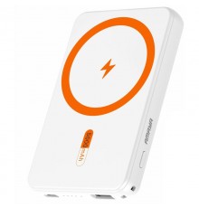 Портативний ЗП Power Bank Amaya W17 15W+PD22.5W з БЗП 5000 mAh White