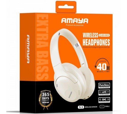 Накладні бездротові навушники Amaya H360D ANC Black