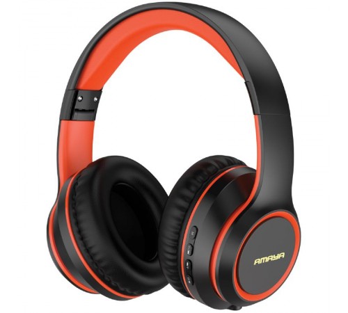 Накладні бездротові навушники Amaya H520F with audio recording Black