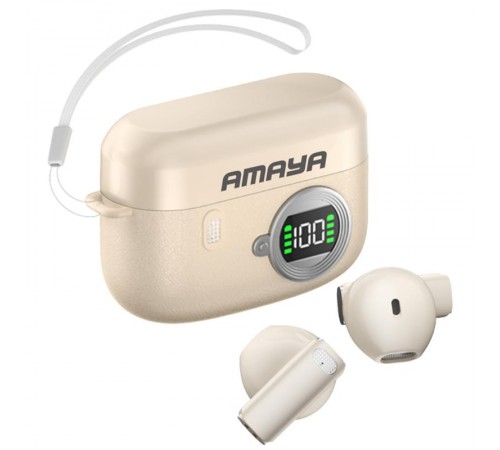 Бездротові TWS навушники Amaya ATW-36 Biege