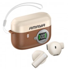 Бездротові TWS навушники Amaya ATW-36 Brown