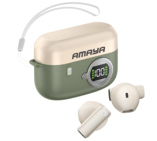 Бездротові TWS навушники Amaya ATW-36 Green