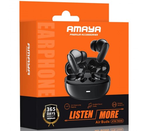 Бездротові TWS навушники Amaya TK05S Black