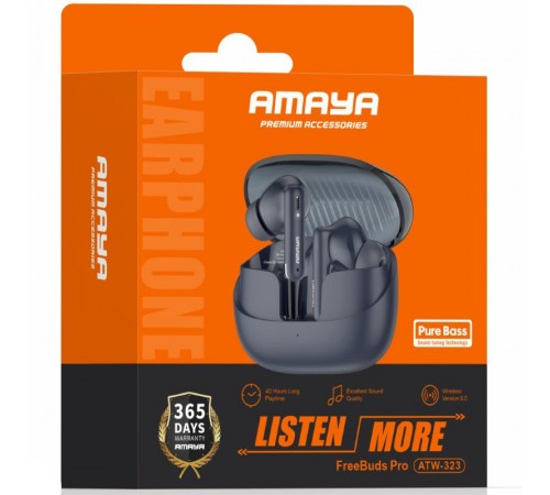Бездротові TWS навушники Amaya ATW-323 Sapphire blue