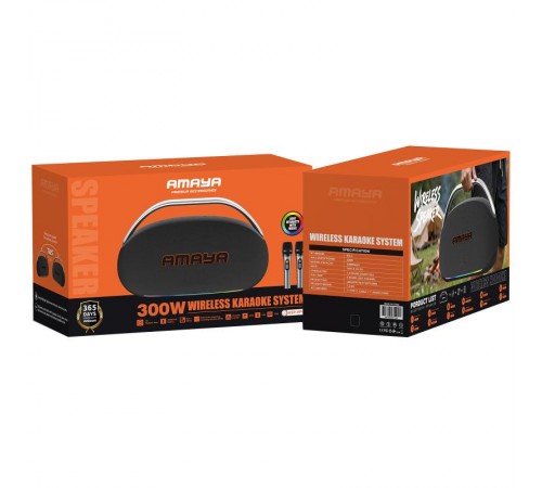Bluetooth Колонка Amaya HP6 Party 300W Black