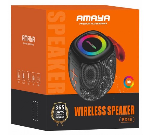 Bluetooth Колонка Amaya BD66 5W Black