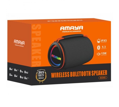 Bluetooth Колонка Amaya BD68 15W Black