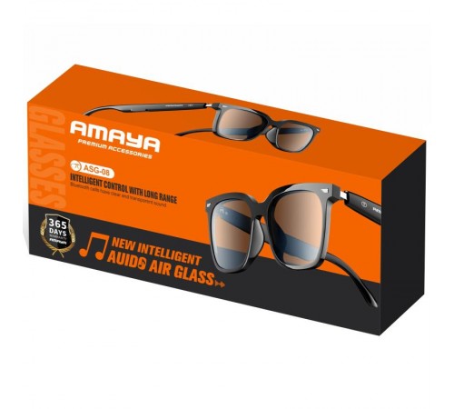 Смарт-очки Amaya ASG-08 Bluetooth Music Gray
