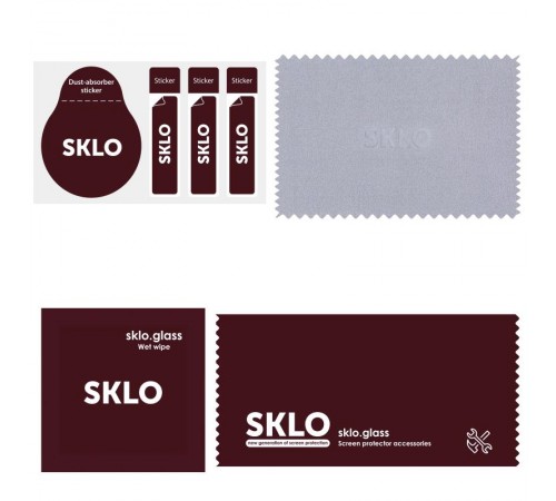 Захисне скло SKLO 3D для Motorola Moto G24 / G04 Чорний