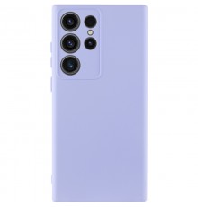 Чохол TPU GETMAN Liquid Silk Full Camera для Samsung Galaxy S26 Ultra Бузковий / Light purple