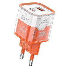 МЗП Amaya E200D PD20W+QC3.0 (1USB-A/1C) Orange