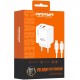 МЗП Amaya E77D PD20W+QC3.0 (1USB-A/1C) + кабель USB to Type-C White