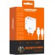 МЗП Amaya E72D PD67W+QC3.0 (1USB-A/1C) + кабель USB to Type-C White