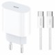 МЗП Amaya E69S PD35W (1USB-C) + кабель Type-C to Type-C White