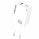 МЗП Amaya E45D PD45W+QC3.0 GaN (1USB-A/1C) White