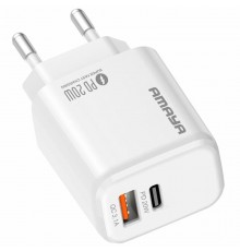 МЗП Amaya E43D PD20W (1USB-A/1C) White