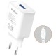 МЗП Amaya M3 2.4A (1USB-A) + кабель USB to MicroUSB White