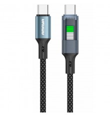 Дата кабель Amaya 111CC Type-C to Type-C 60W (1.2m) Black