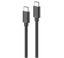 Дата кабель Amaya 77CC Type-C to Type-C 60W (1m) Black