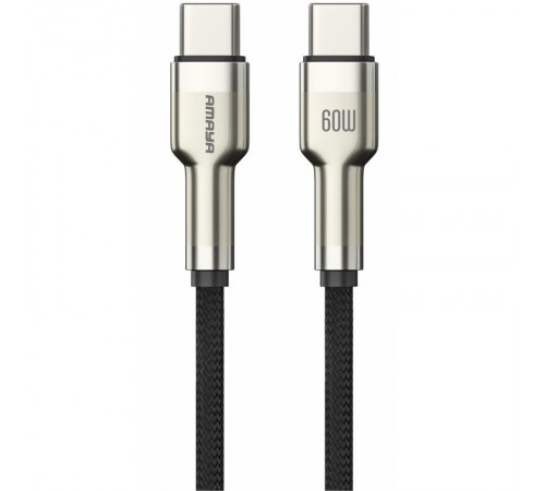 Дата кабель Amaya 310CC Type-C to Type-C 60W (1m) Brown