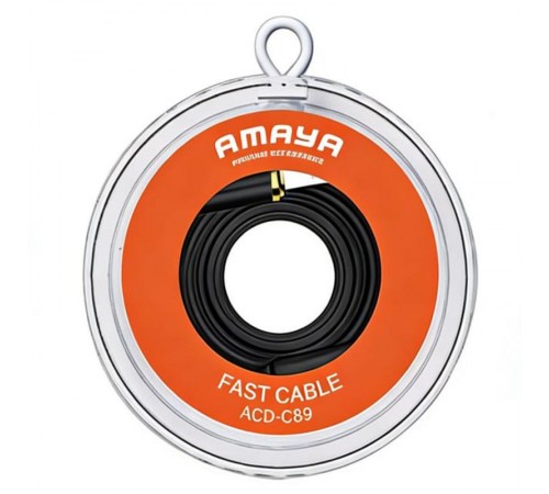 Дата кабель Amaya C89 USB to Type-C 3A (1m) Black
