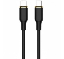 Дата кабель Amaya CC89 Type-C to Type-C 60W (1m) Black