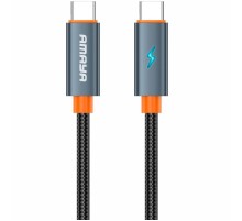 Дата кабель Amaya CC58 Type-C to Type-C 60W (1m) Gray
