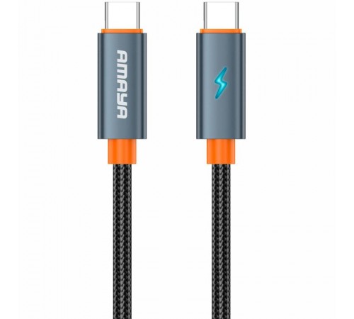 Дата кабель Amaya CC58 Type-C to Type-C 60W (1m) Gray