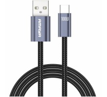 Дата кабель Amaya C62 USB to Type-C 100W (2m) Gray