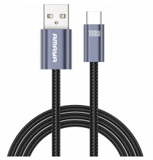 Дата кабель Amaya C62 USB to Type-C 100W (2m) Gray