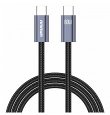 Дата кабель Amaya CC62 Type-C to Type-C 60W (2m) Gray