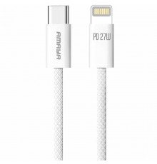 Дата кабель Amaya CL64 Type-C to Lightning 27W (1m) White