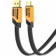 Дата кабель Amaya C33 USB to Type-C 6A (1.2m) Yellow