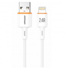 Дата кабель Amaya L66 USB to Lightning 2.4A (1m) White