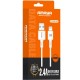 Дата кабель Amaya L66 USB to Lightning 2.4A (1m) White
